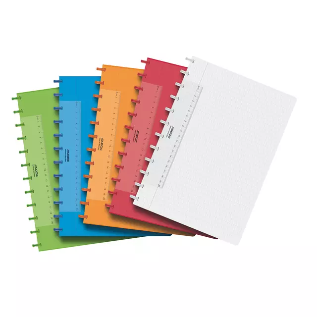 Buy your Schrift Adoc A4 ruit 4x8mm 144 pagina's 90gr assorti at QuickOffice BV