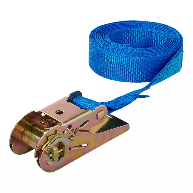 Een Spanband ProPlus blauw met ratel 3,5m koop je bij Kantorice office & business supplies