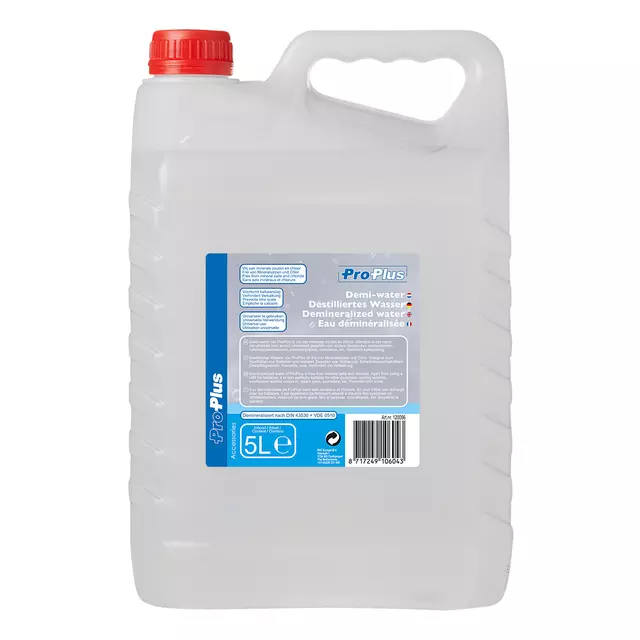 Een Water ProPlus gedemineraliseerd 5l koop je bij Sysdicom BV