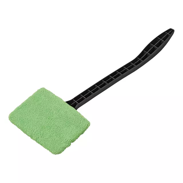 Een Ruitenpoetser ProPlus microvezel zwart/groen 34cm koop je bij Quality Office Supplies