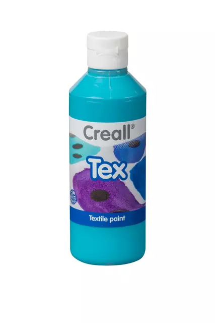 Een Textielverf Creall Tex turquoise 250ml koop je bij De Joma BV