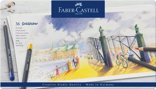 Een Kleurpotloden Faber-Castell Goldfaber assorti set à 36 stuks koop je bij De Rijk Kantoorshop