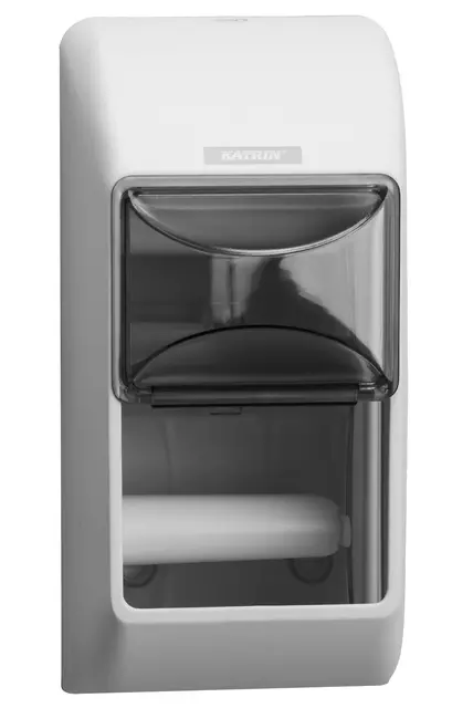 Een Dispenser Katrin 92384 toiletpapier standaard wit koop je bij Kantorice office & business supplies