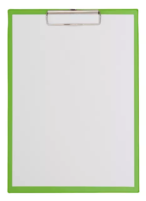 Een Klembord MAUL A4 staand PVC neon groen koop je bij De Joma BV