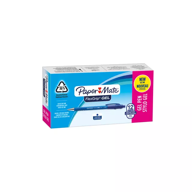 Gelschrijver Paper Mate FlexGrip medium blauw