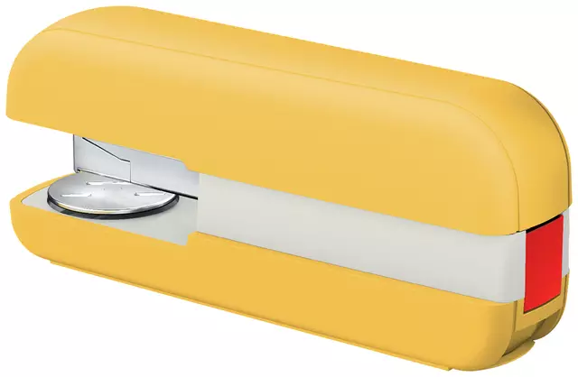 Een Nietmachine Leitz Cosy 30 vel 24/6 fluweel geel koop je bij De Joma BV