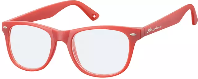 Een Leesbril Montana blue light filter +3.50dpt rood koop je bij All Office Kuipers BV