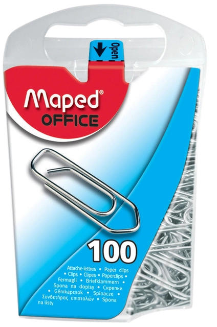 Een Paperclips Maped klein staal 100st koop je bij iPlusoffice