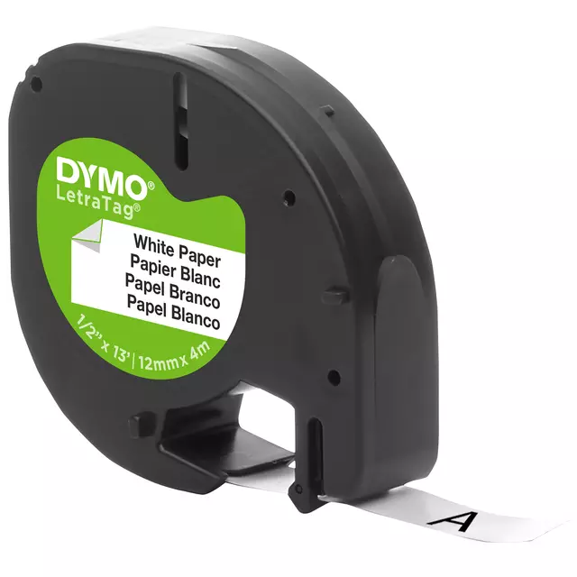 Een Imprimante Letratag Dymo 200B Bluetooth portable 12mm noir présentoir koop je bij QuickOffice BV