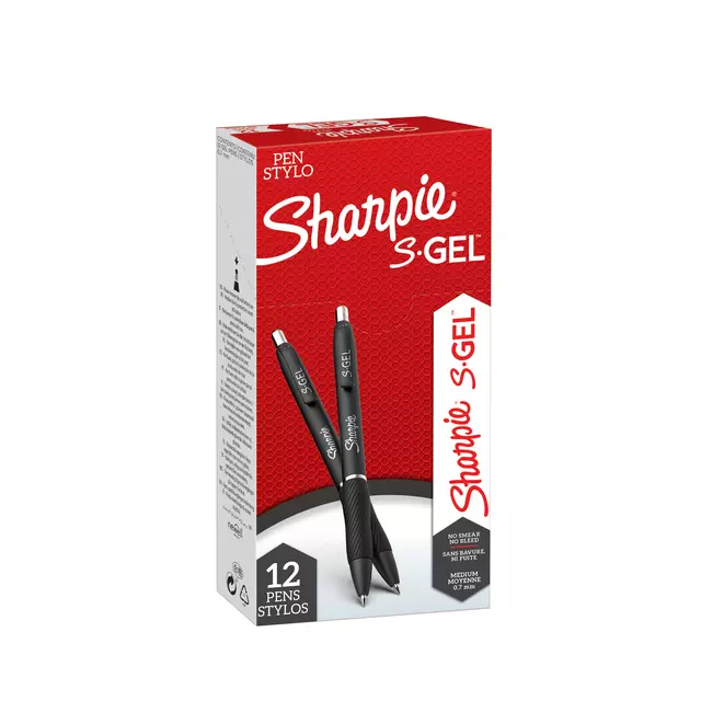 Een Gelschrijver Sharpie S-gel M blauw koop je bij All Office Kuipers BV