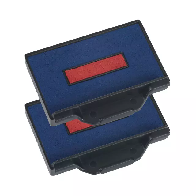 Een Stempelkussen Trodat 6/53/2 2 stuks blauw rood koop je bij Clippz! Office Supplies