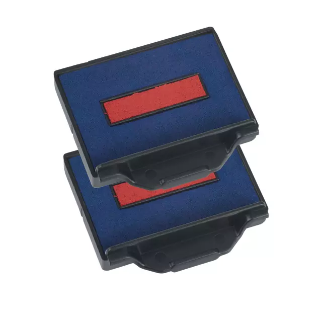 Een Stempelkussen Trodat 6/50/2 2 stuks blauw rood koop je bij Romijn Office Supply