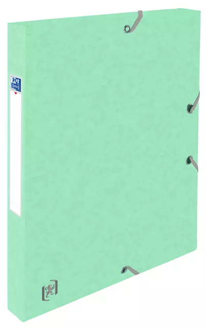 Een Elastobox Oxford Top File+ A4 25mm pastel assorti 4 stuks koop je bij Kantorice office & business supplies