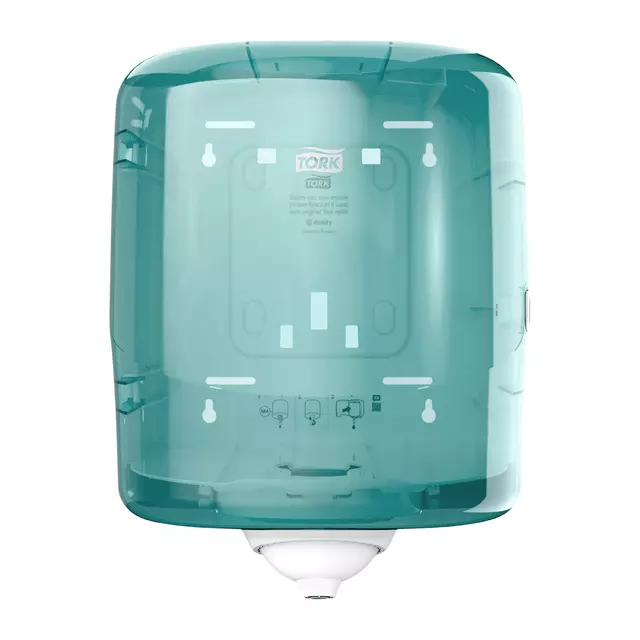 Een Dispenser Tork Reflex™ M4 performance lijn centerfeed wit/turquoise 473180 koop je bij De Joma BV