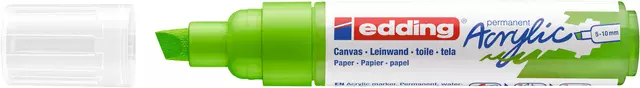 Een Acrylmarker edding e-5000 breed geelgroen koop je bij Clippz! Office Supplies