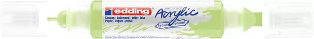 Een Acrylmarker edding e-5400 3D double liner pastel groen koop je bij Sysdicom BV