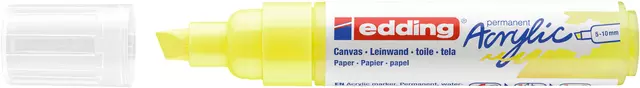 Een Acrylmarker edding e-5000 breed neon geel koop je bij De Joma BV