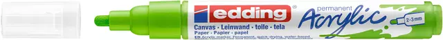 Een Acrylmarker edding e-5100 medium geelgroen koop je bij Kantorice office & business supplies