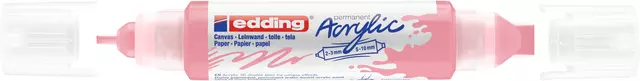 Acrylmarker edding e-5400 3D double liner stijlvol mauve