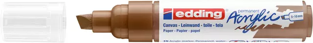 Een Acrylmarker edding e-5000 breed hazelnoot koop je bij Clippz! Office Supplies