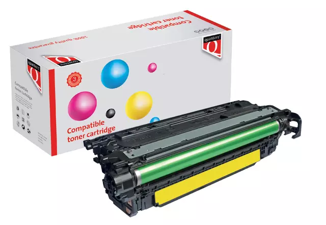 Een Tonercartridge Quantore alternatief tbv HP 655A CF452A geel koop je bij De Joma BV