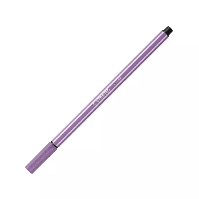 Een Viltstift STABILO Pen 68/62 medium pruimenpaars koop je bij De Joma BV