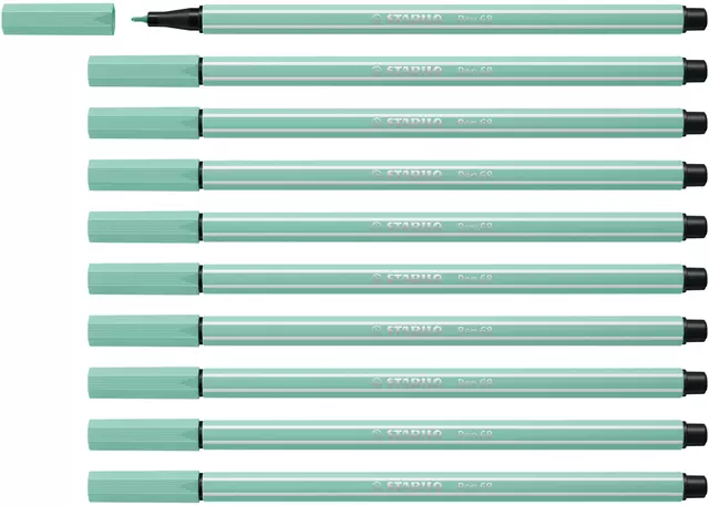 Een Viltstift STABILO Pen 68/12 M eucalyptus koop je bij All Office Kuipers BV