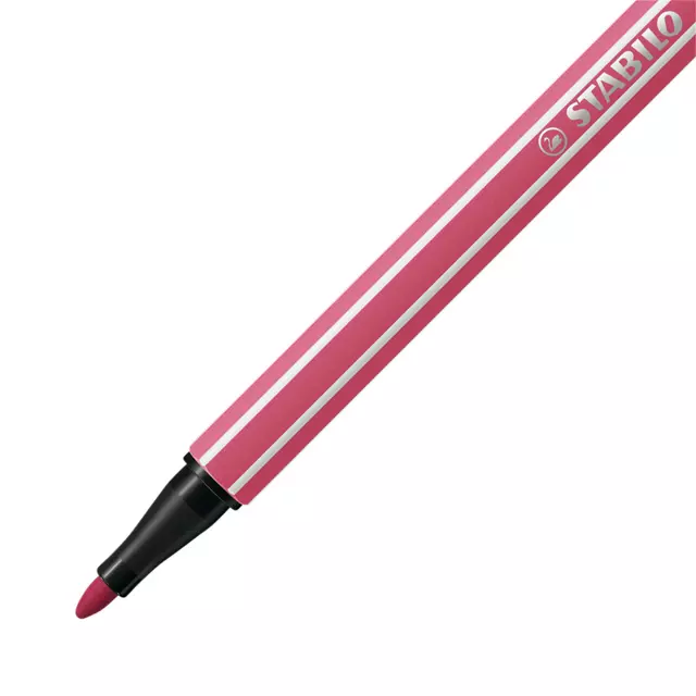 Een Viltstift STABILO Pen 68/49 M aardbeienrood koop je bij All Office Kuipers BV