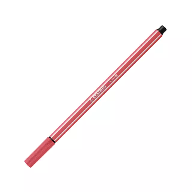 Een Viltstift STABILO Pen 68/47 medium roestig rood koop je bij De Joma BV