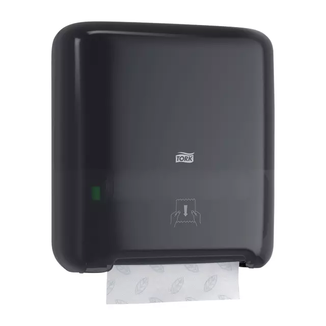 Een Handdoekdispenser Tork Matic H1 zwart 551008 koop je bij All Office Kuipers BV
