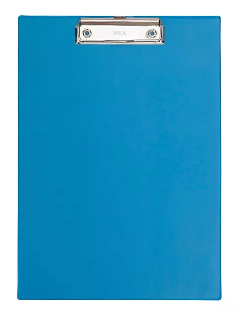 Een Klembordmap MAUL A4 staand met penlus lichtblauw koop je bij All Office Kuipers BV