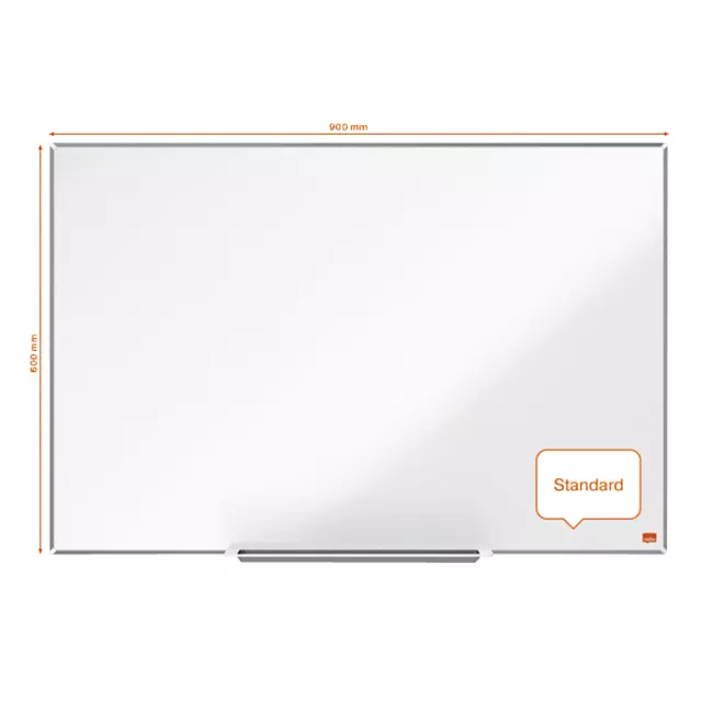 Een Whiteboard Nobo Impression Pro 900x600mm emaille koop je bij All Office Kuipers BV