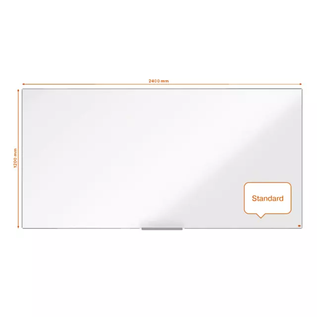 Een Whiteboard Nobo Impression Pro 120x240cm emaille koop je bij De Joma BV