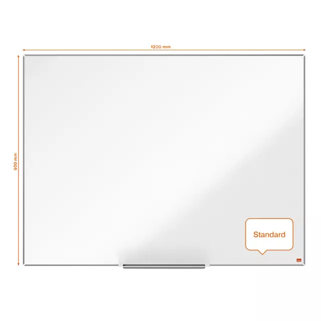 Een Whiteboard Nobo Impression Pro 1200x900mm emaille koop je bij All Office Kuipers BV
