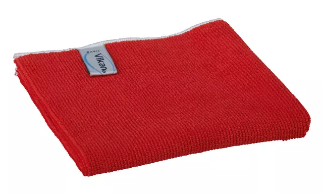 Buy your Microvezeldoek Vikan Basic 32x32cm rood at QuickOffice BV