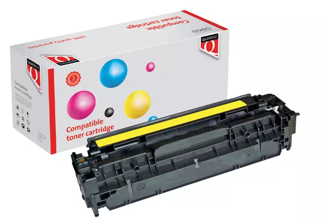 Een Tonercartridge Quantore alternatief tbv Canon 2659B002 / CRG-718Y geel koop je bij De Joma BV