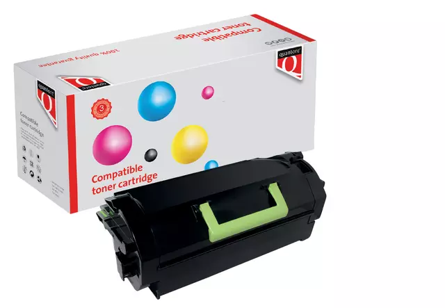 Een Tonercartridge Quantore alternatief tbv Lexmark 24B6015 zwart koop je bij iPlusoffice