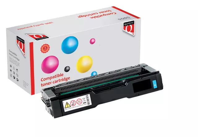 Toner Quantore alternatief tbv Ricoh 406480 blauw