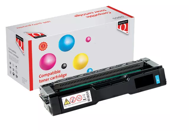 Toner Quantore alternatief tbv Ricoh 407900 blauw