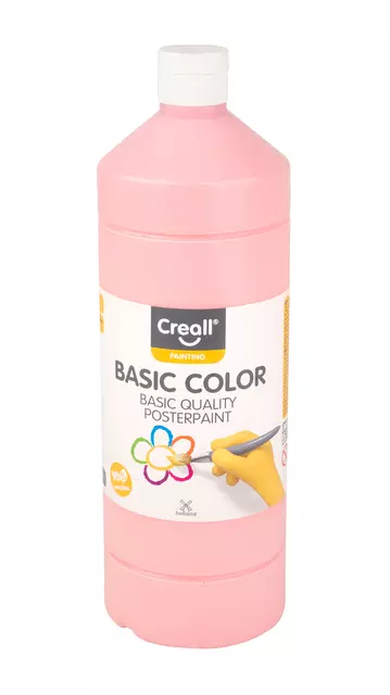 Een Plakkaatverf Creall basic roze 1000ml koop je bij Supply Mij