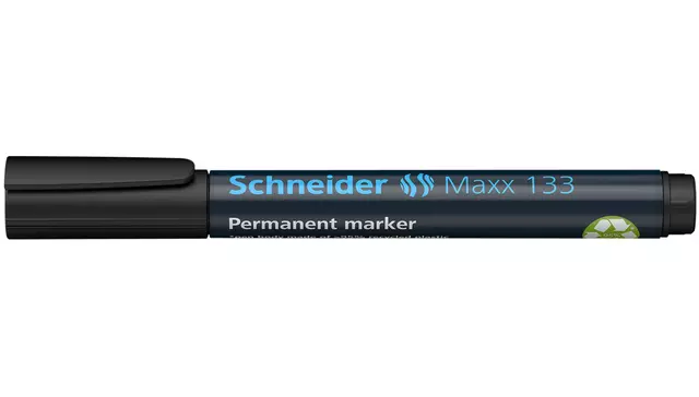 Een Viltstift Schneider Maxx 133 beitel 1-4mm zwart koop je bij All Office Kuipers BV