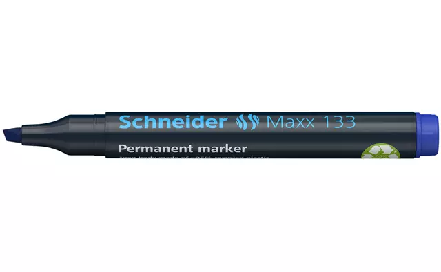 Een Viltstift Schneider Maxx 133 beitel 1-4mm blauw koop je bij De Joma BV