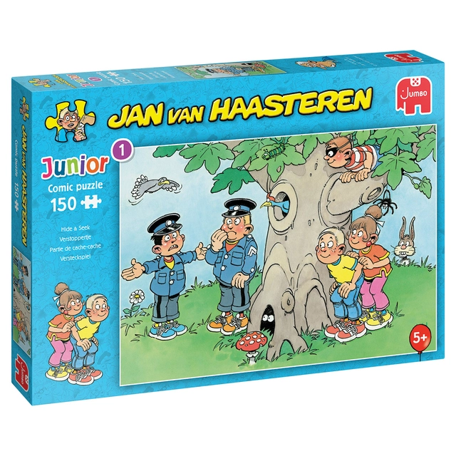 Een Puzzel JvH Junior Verstoppertje 150 stukjes koop je bij De Joma BV