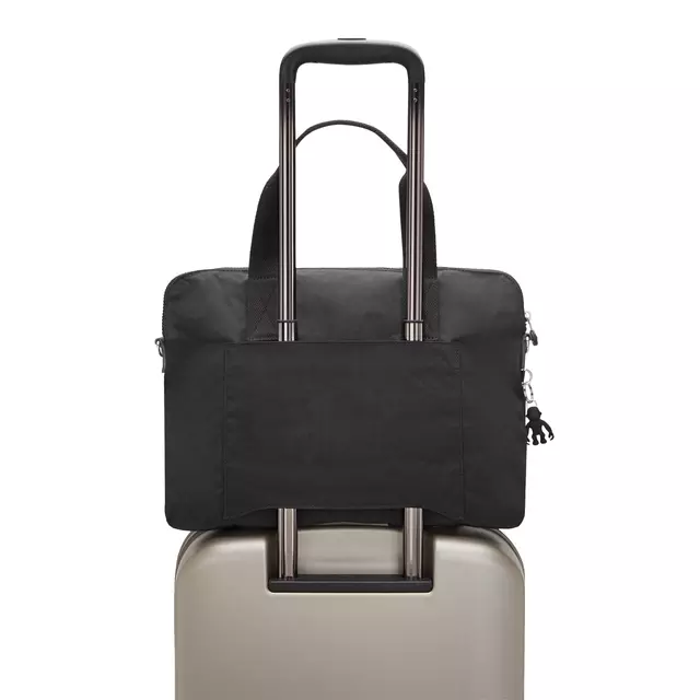 Een Laptoptas Kipling Elsil black noir koop je bij Kantorice office & business supplies