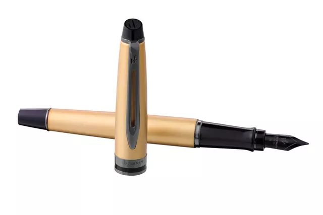 Een Vulpen Waterman Expert metallic gold lacquer RT fijn koop je bij Sysdicom BV