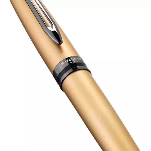 Een Vulpen Waterman Expert metallic gold lacquer RT medium koop je bij De Rijk Kantoorshop