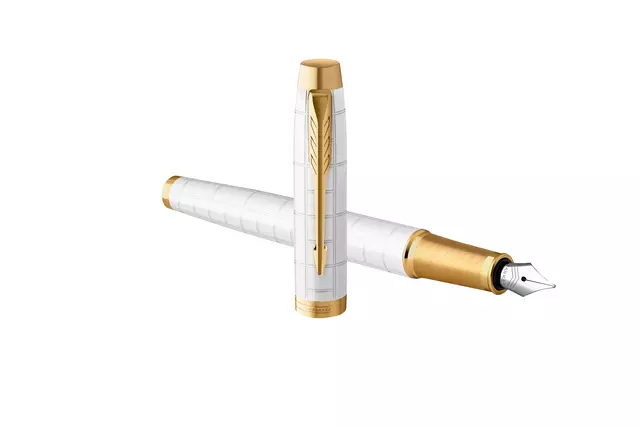 Een Vulpen Parker IM Premium pearl GT medium koop je bij Sysdicom BV