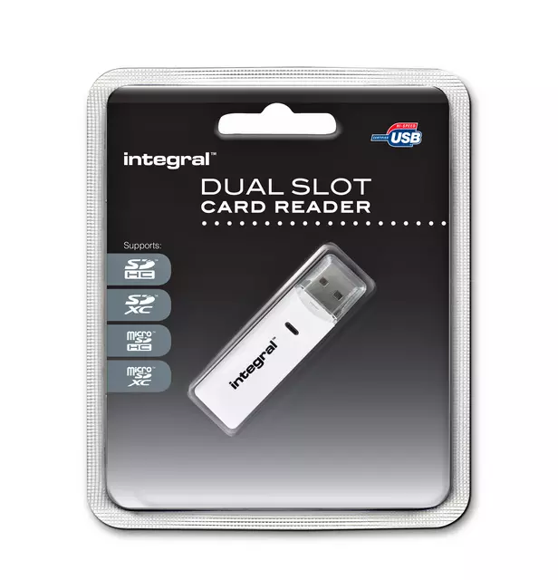 Een Kaartlezer Integral 2.0 USB-A SD-microSD koop je bij De Joma BV
