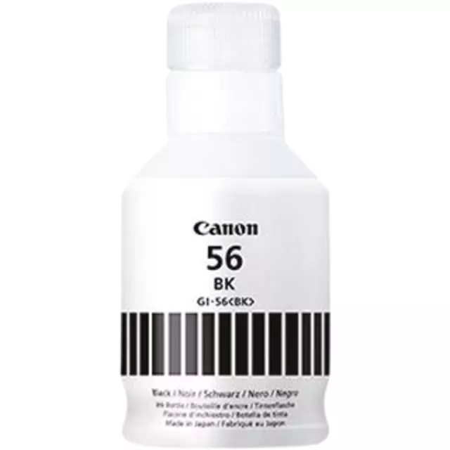 Een Navulinkt Canon GI-56 zwart koop je bij All Office Kuipers BV