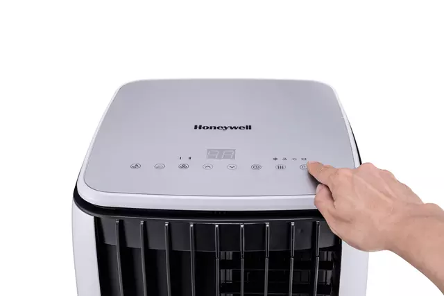 Een Airconditioner Honeywell HG09CESAKG grijs zwart koop je bij QuickOffice BV